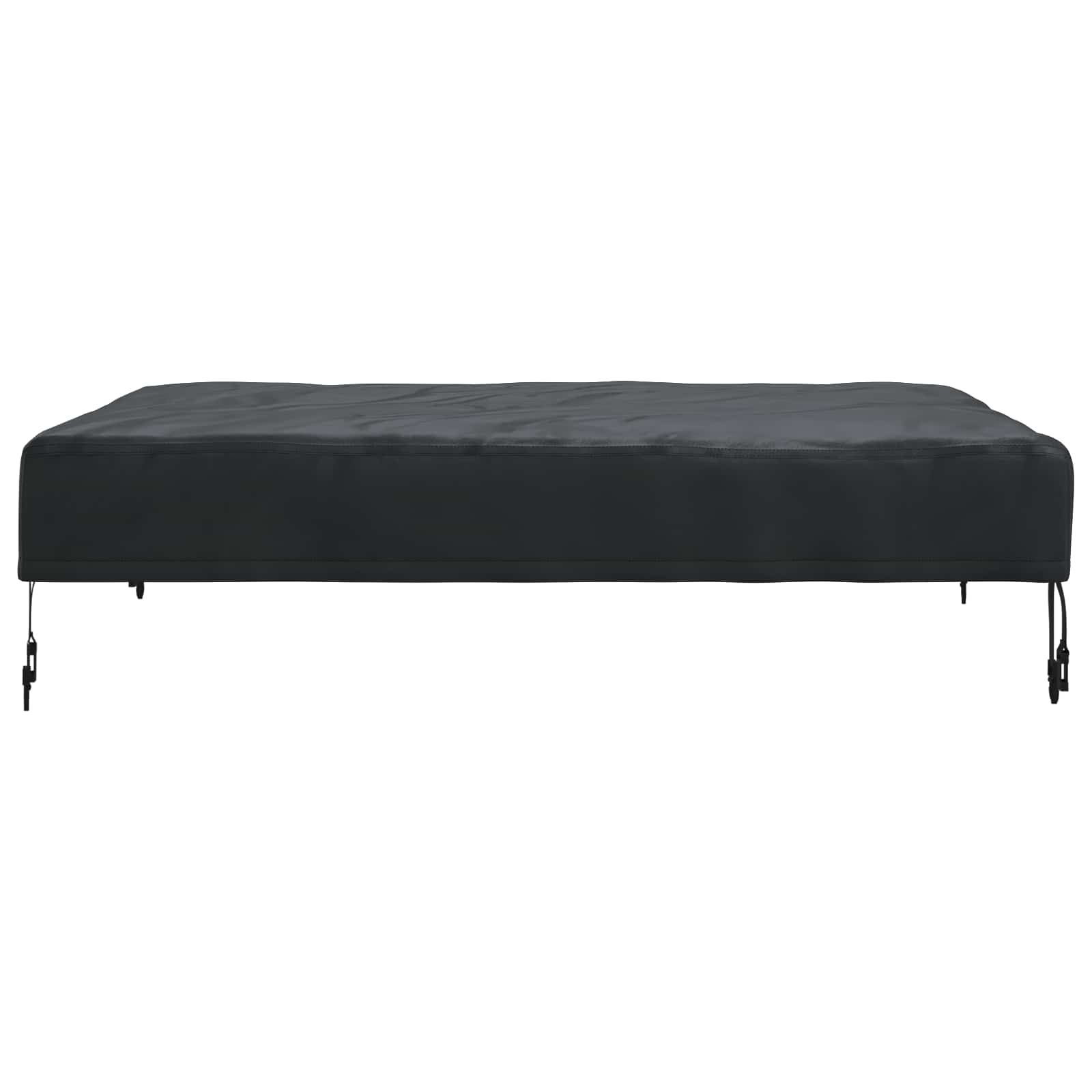 Pokrov za stol Jednobojno Crna 102 x 102 x 15 cm tkanina
