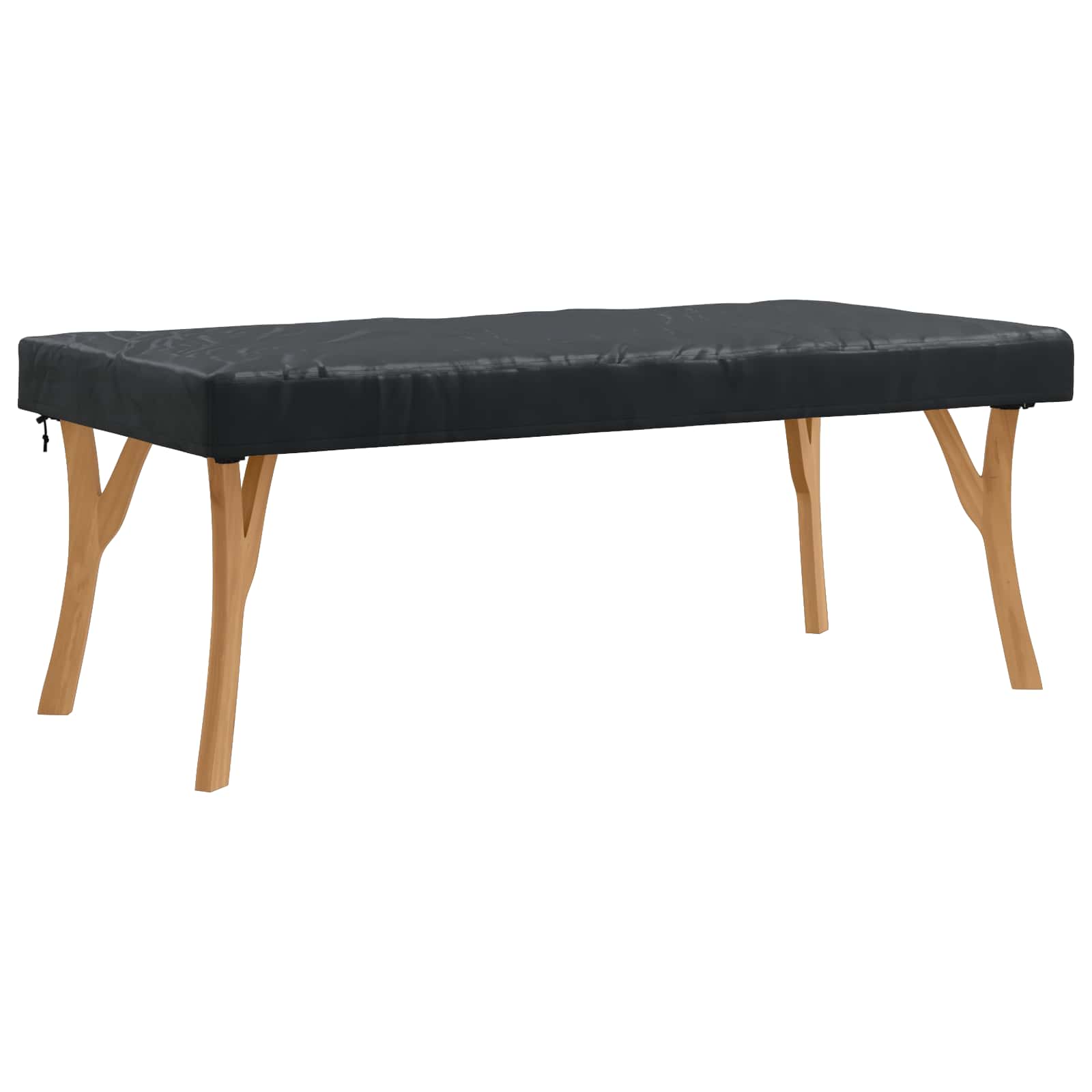 Pokrov za stol Jednobojno Crna 162 x 92 x 15 cm tkanina