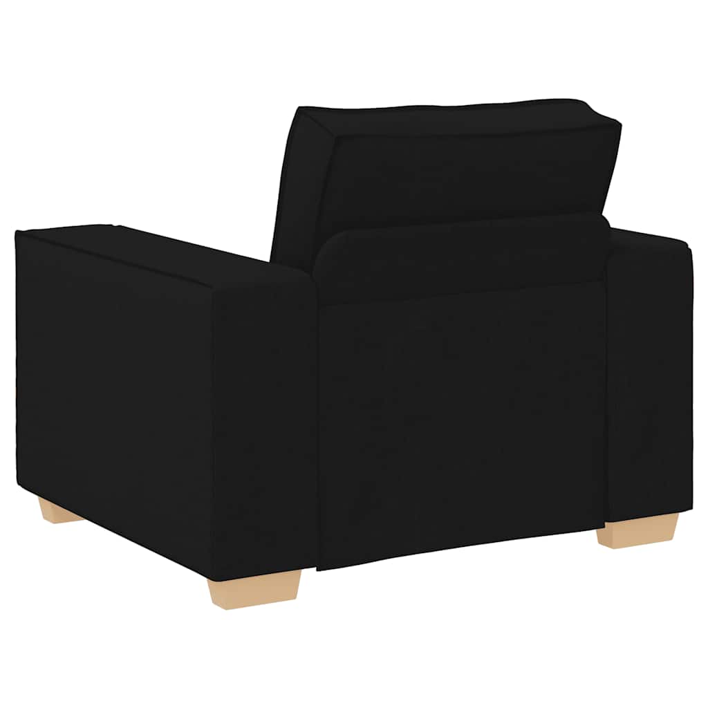 Sofa fotelja crna 100x78x84 cm tkanina