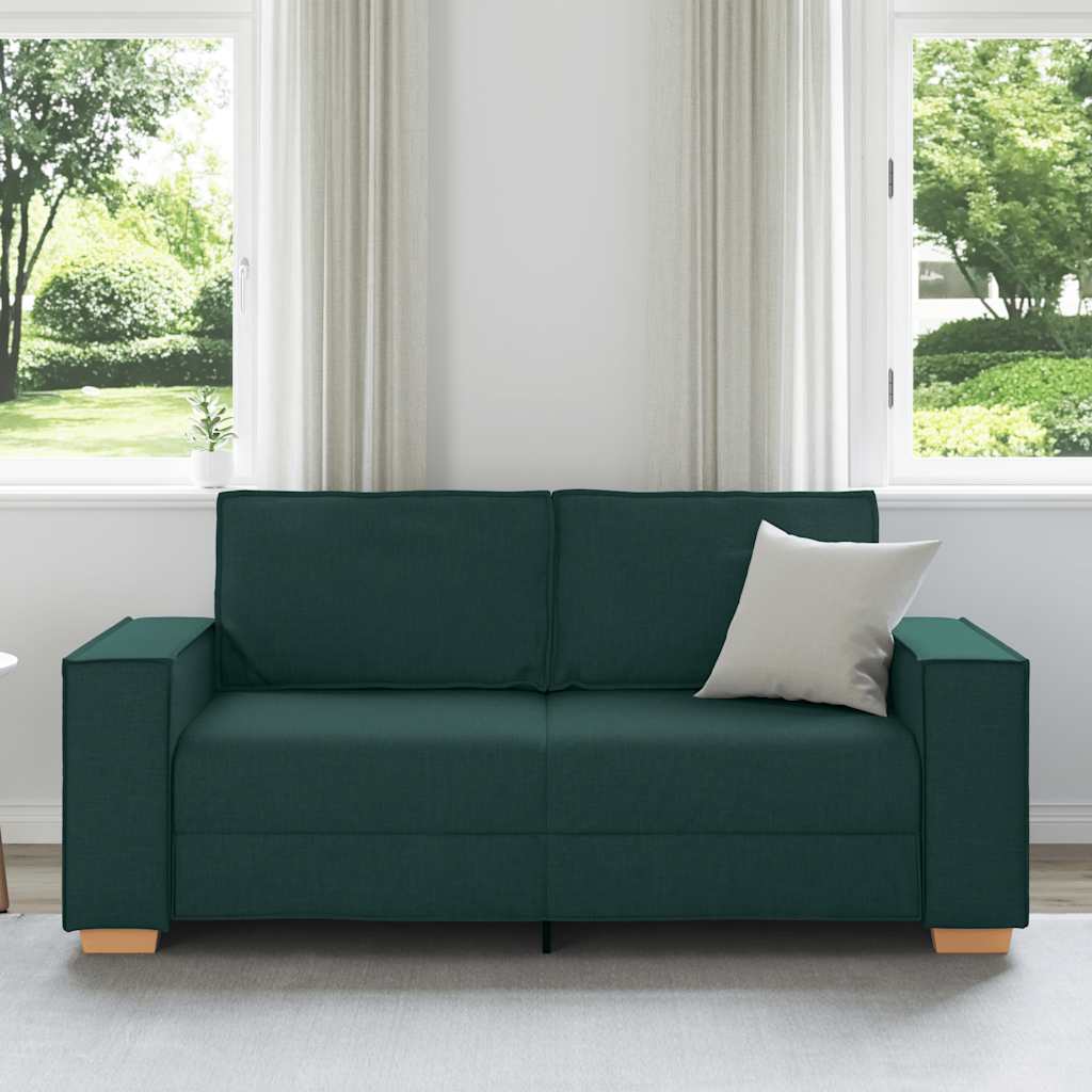Dvosjed Sofa Tamnozelena 180x78x84 cm Tkanina