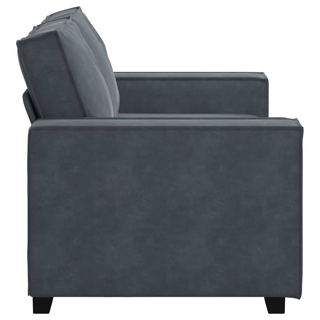 Dvosjed Sofa Tamno siva 160x78x84 cm Baršun