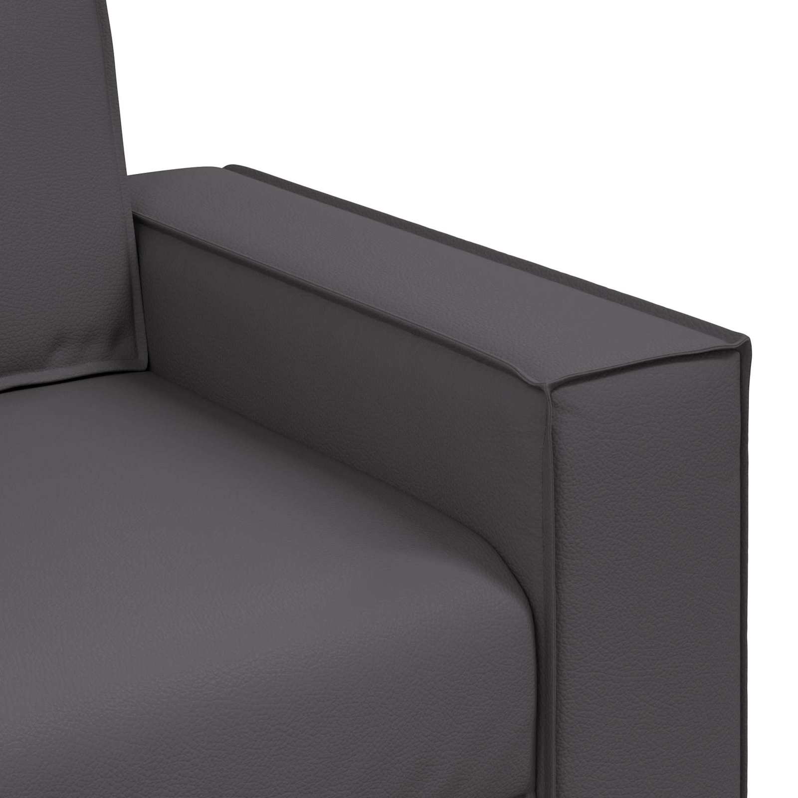 Sofa stolica Sivi 100 cm Lažna koža