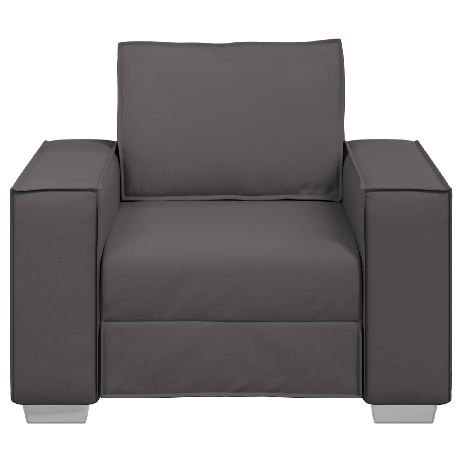 Sofa stolica Sivi 100 cm Lažna koža