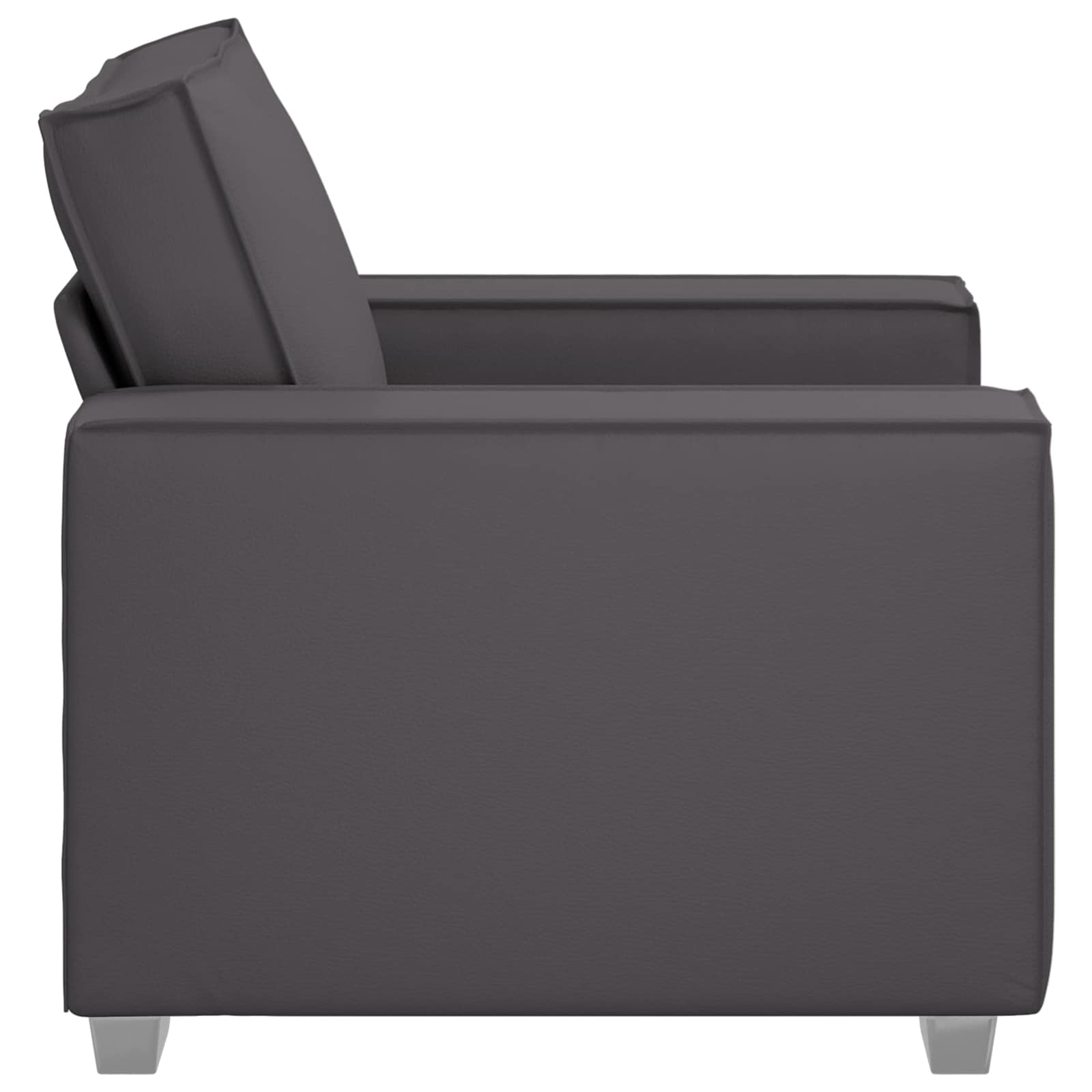 Sofa stolica Sivi 100 cm Lažna koža
