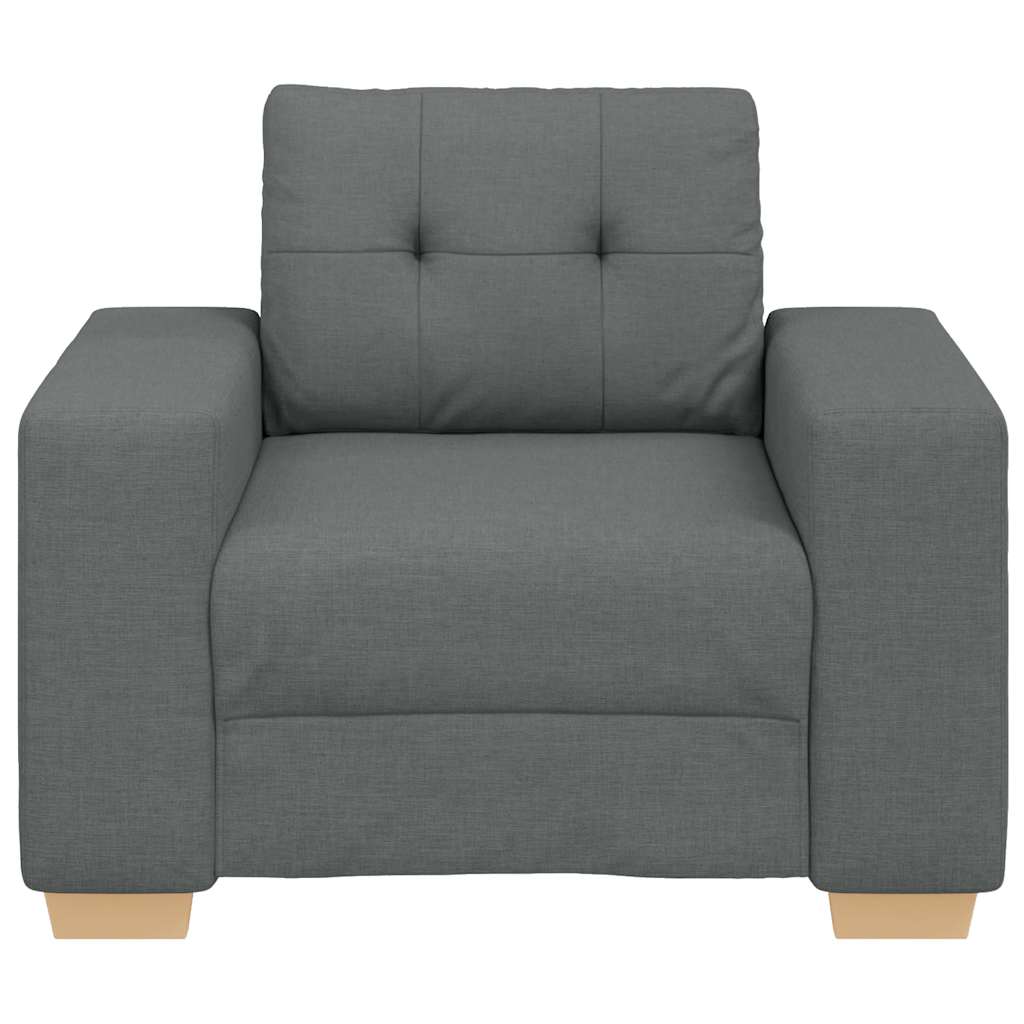 Sofa fotelja tamno siva 100x78x80 cm tkanina
