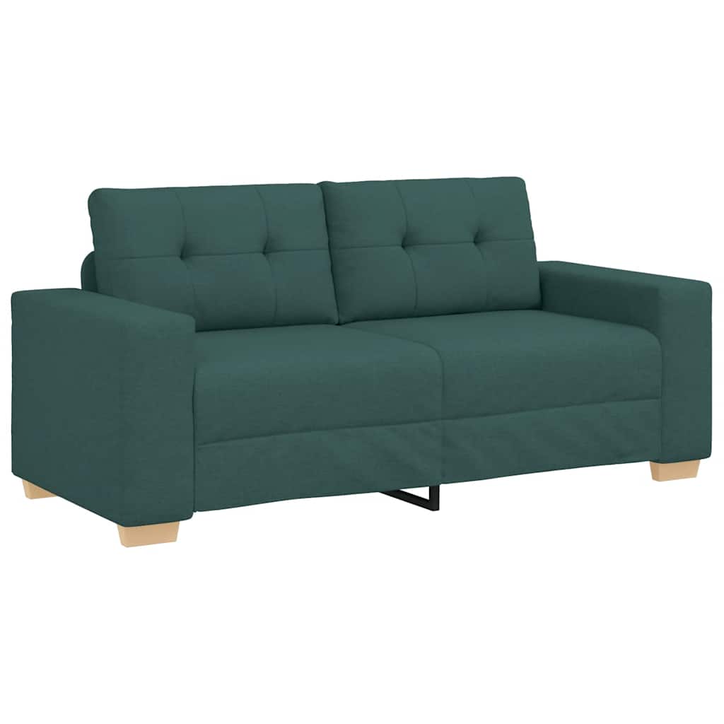 Dvosjed tamnozelene boje 180x77x82 cm tkanina