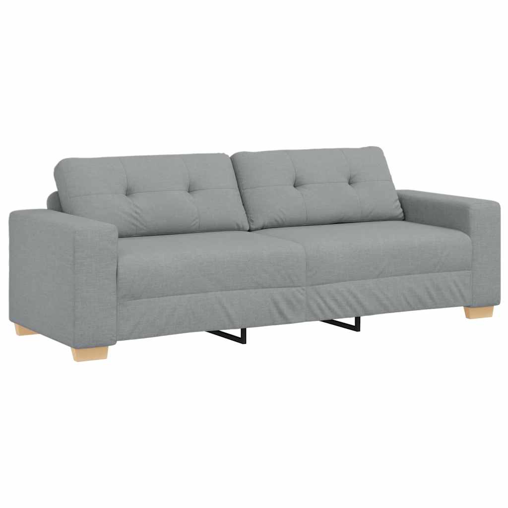 Trosjed Sofa Svijetlo siva 220x78x80 cm Tkanina
