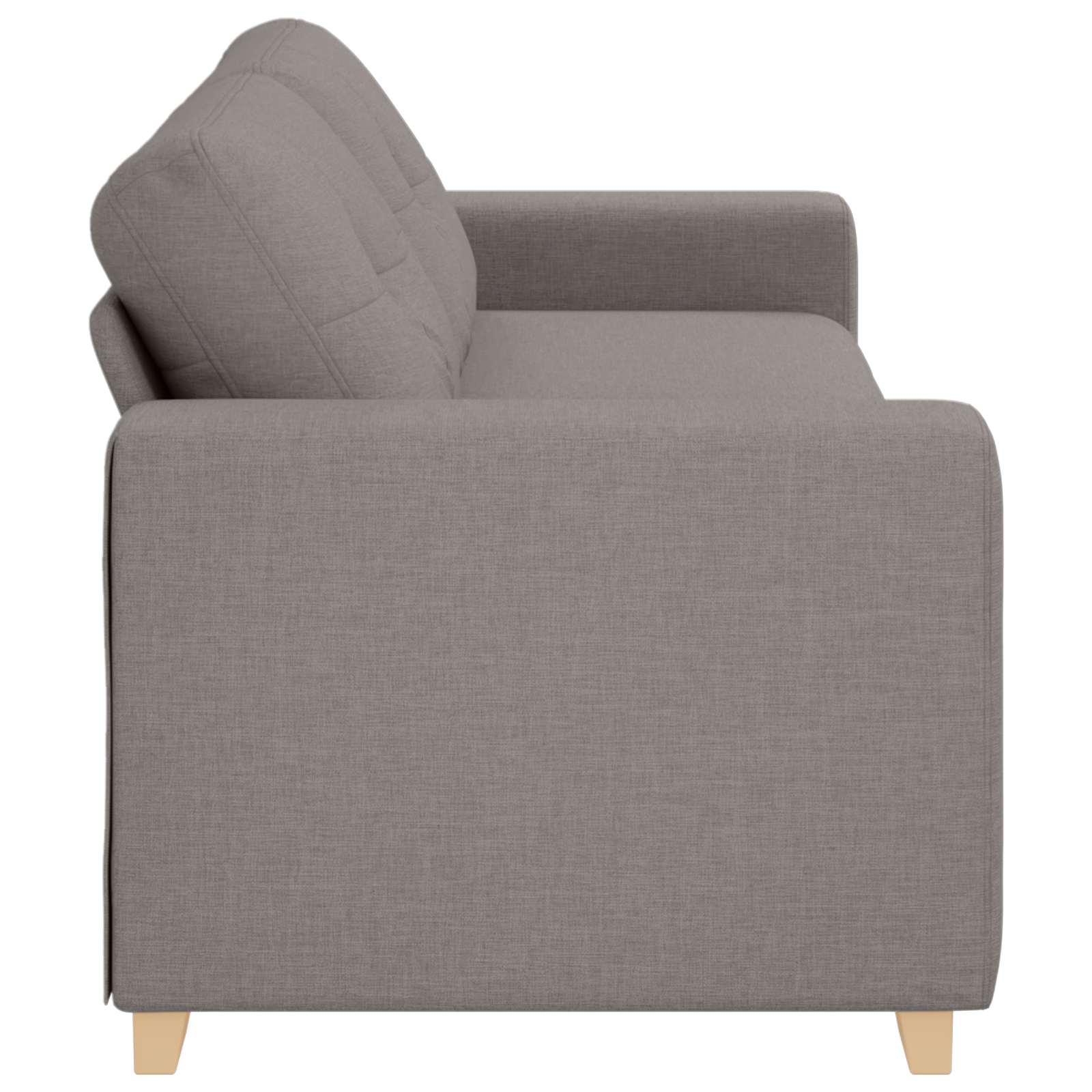 Sofa za 3 osobe Sivo-smeđa 220 cm tkanina