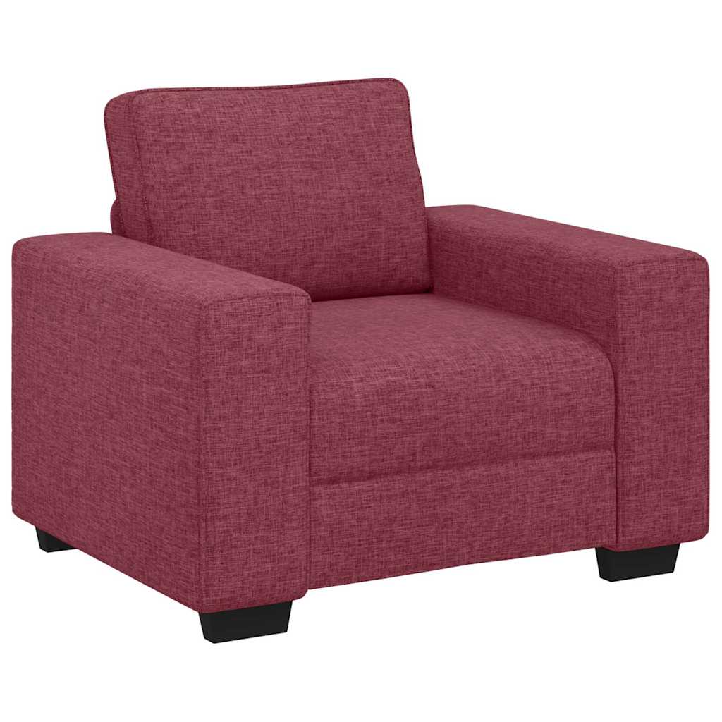 Sofa fotelja vino crvena 100x77x82 cm tkanina