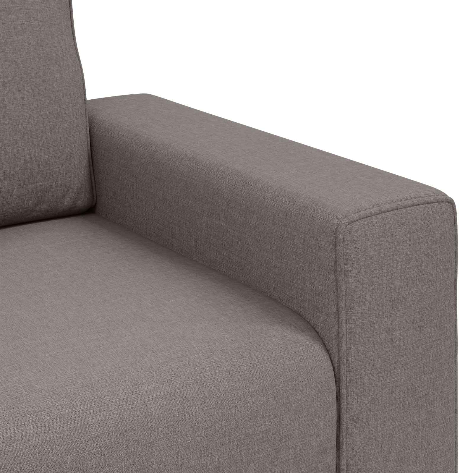 Sofa stolica Sivo-smeđa 100 cm tkanina