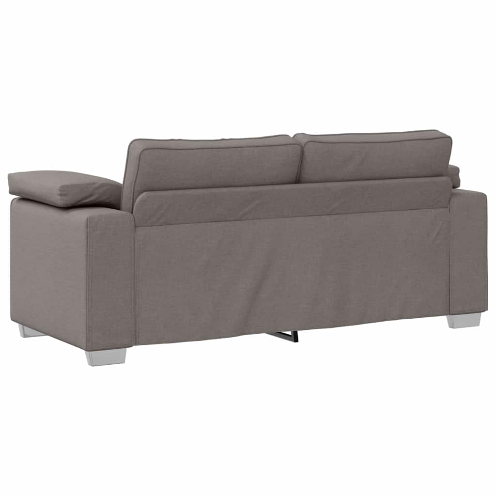 Dvosjed Sivo-smeđa 180 cm tkanina