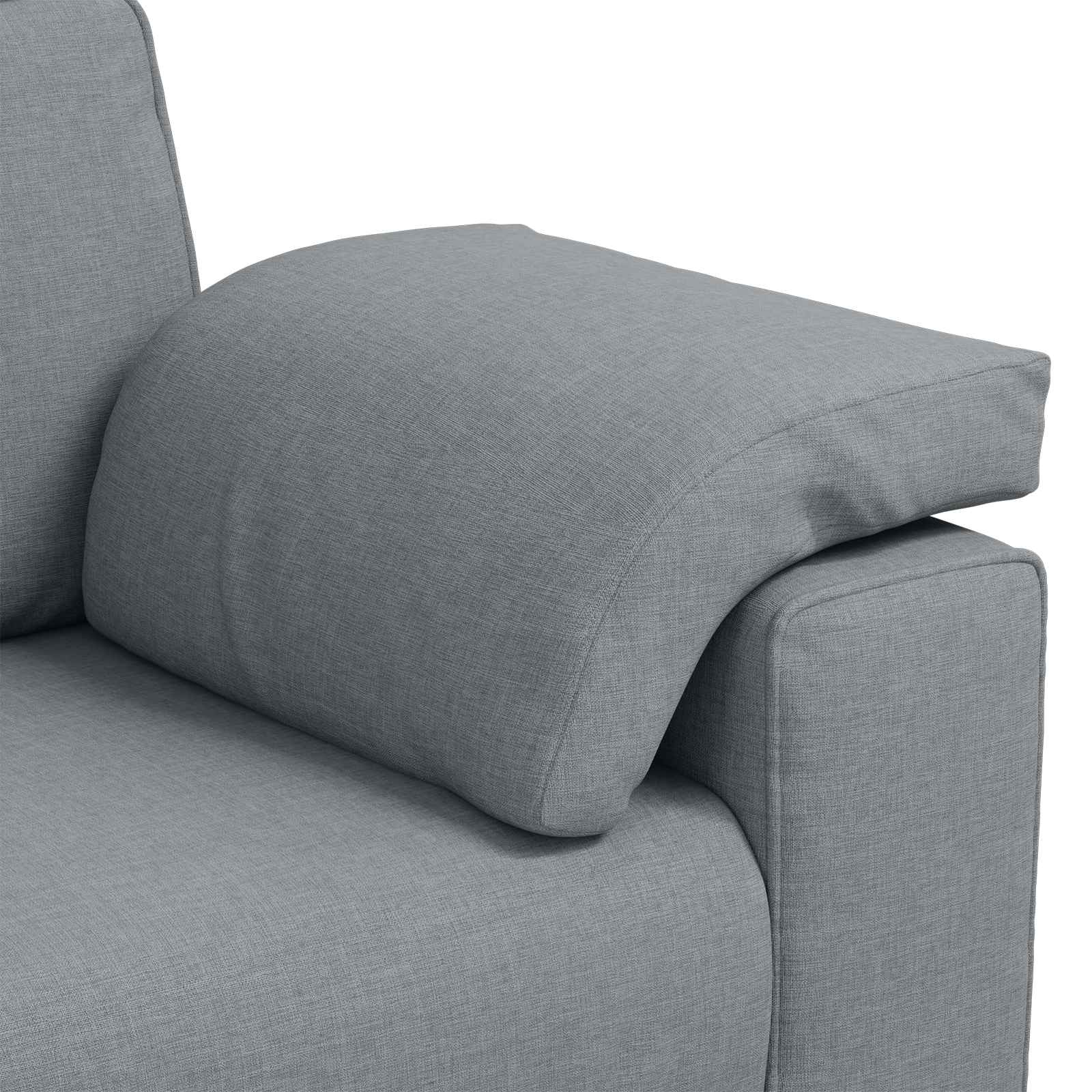 Sofa za 3 osobe Svjetlosiva 220 cm tkanina