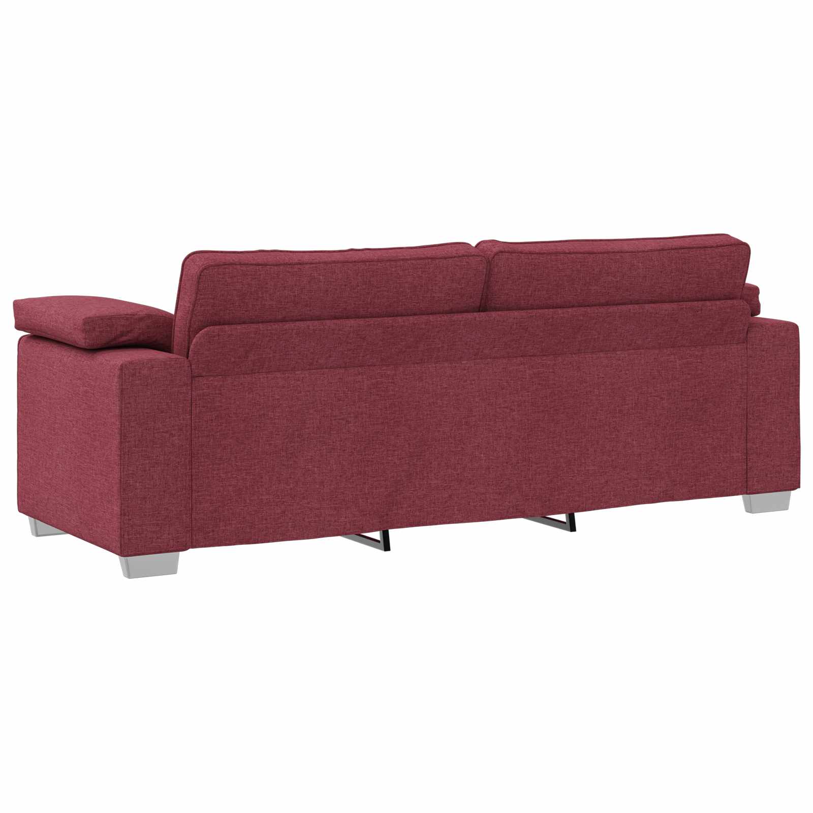 Sofa za 3 osobe Vinska crvena 220 cm tkanina