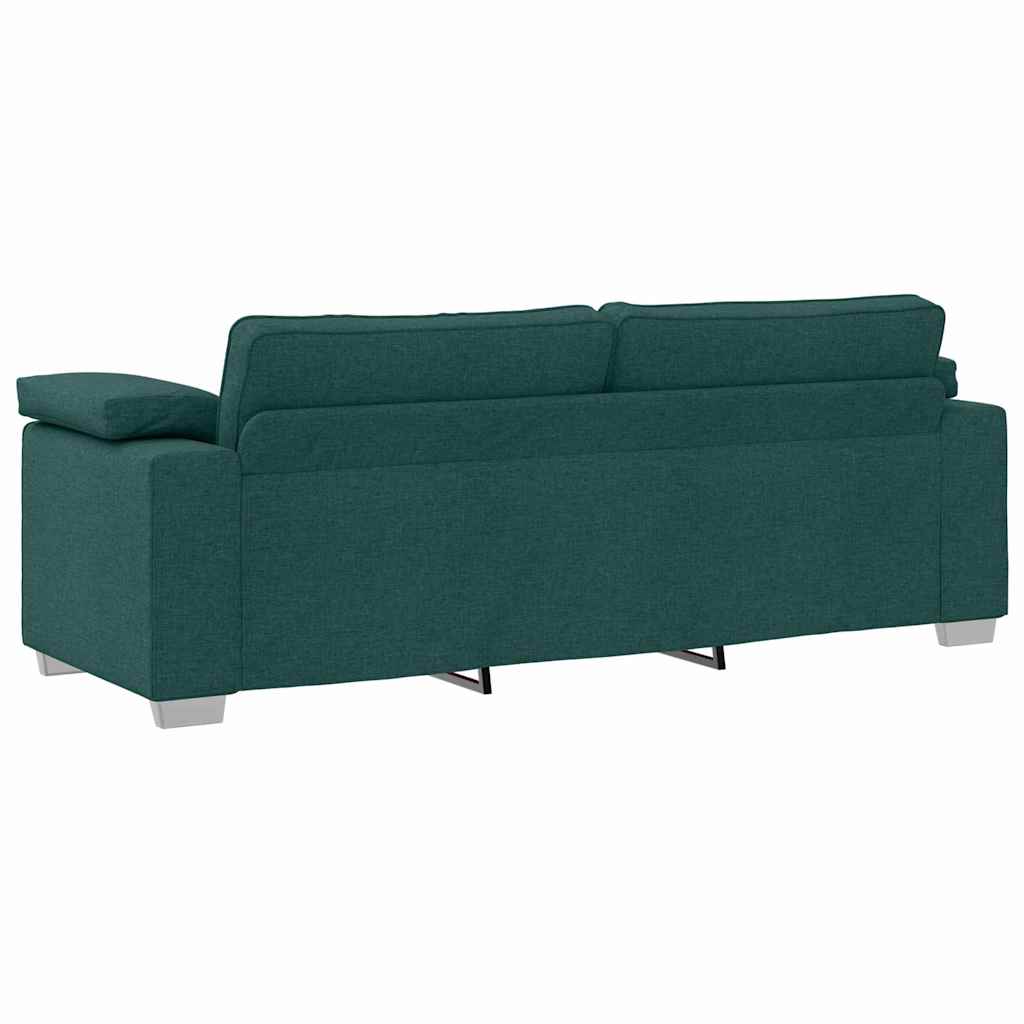 Sofa za 3 osobe Tamnozelena 220 cm tkanina