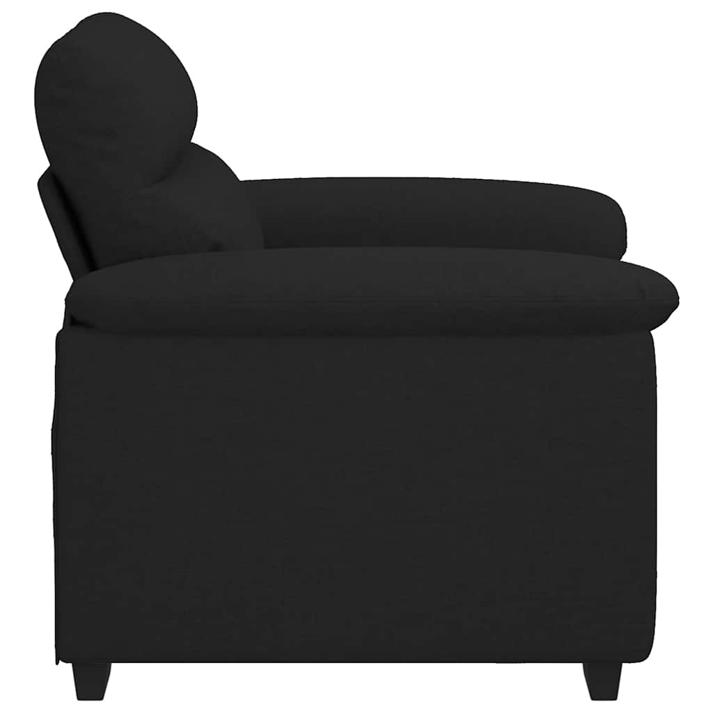 Sofa fotelja crna 100x81x84 cm tkanina