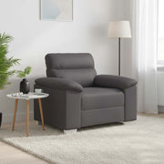 Sofa fotelja siva 100x81x84 cm umjetna koža
