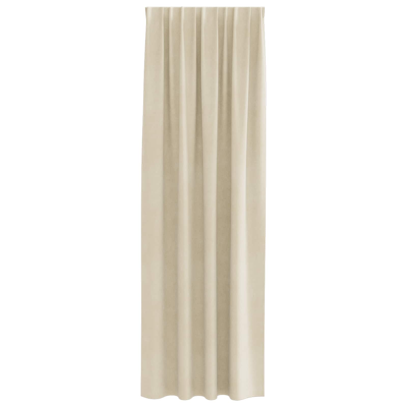 Zavjese za zamračivanje 2 pcs Krema 140 x 260 cm Baršun