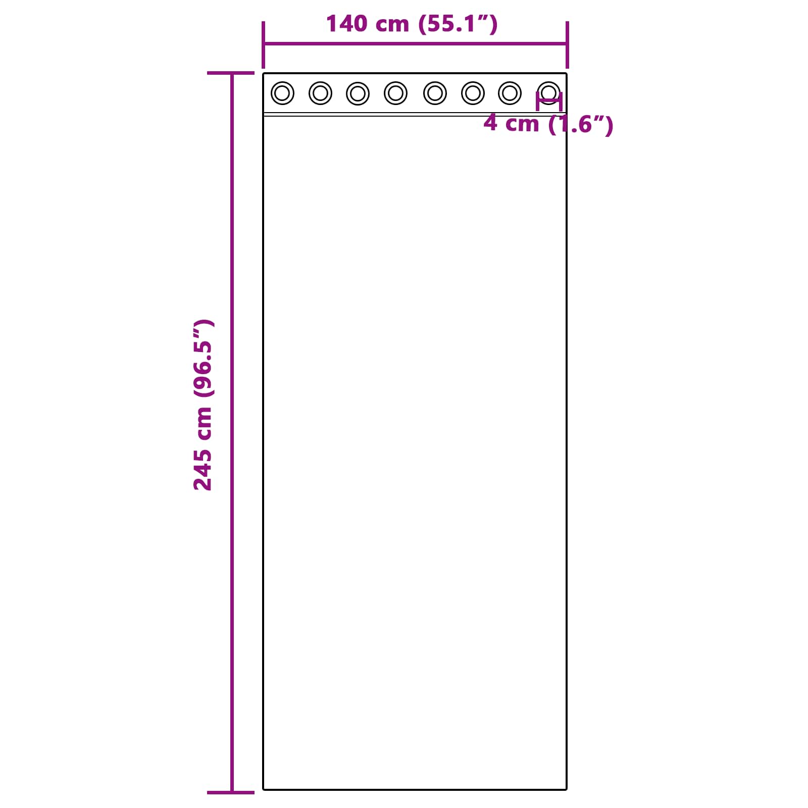 Zavjese za zamračivanje 2 pcs Tamno siva 140 x 245 cm Baršun