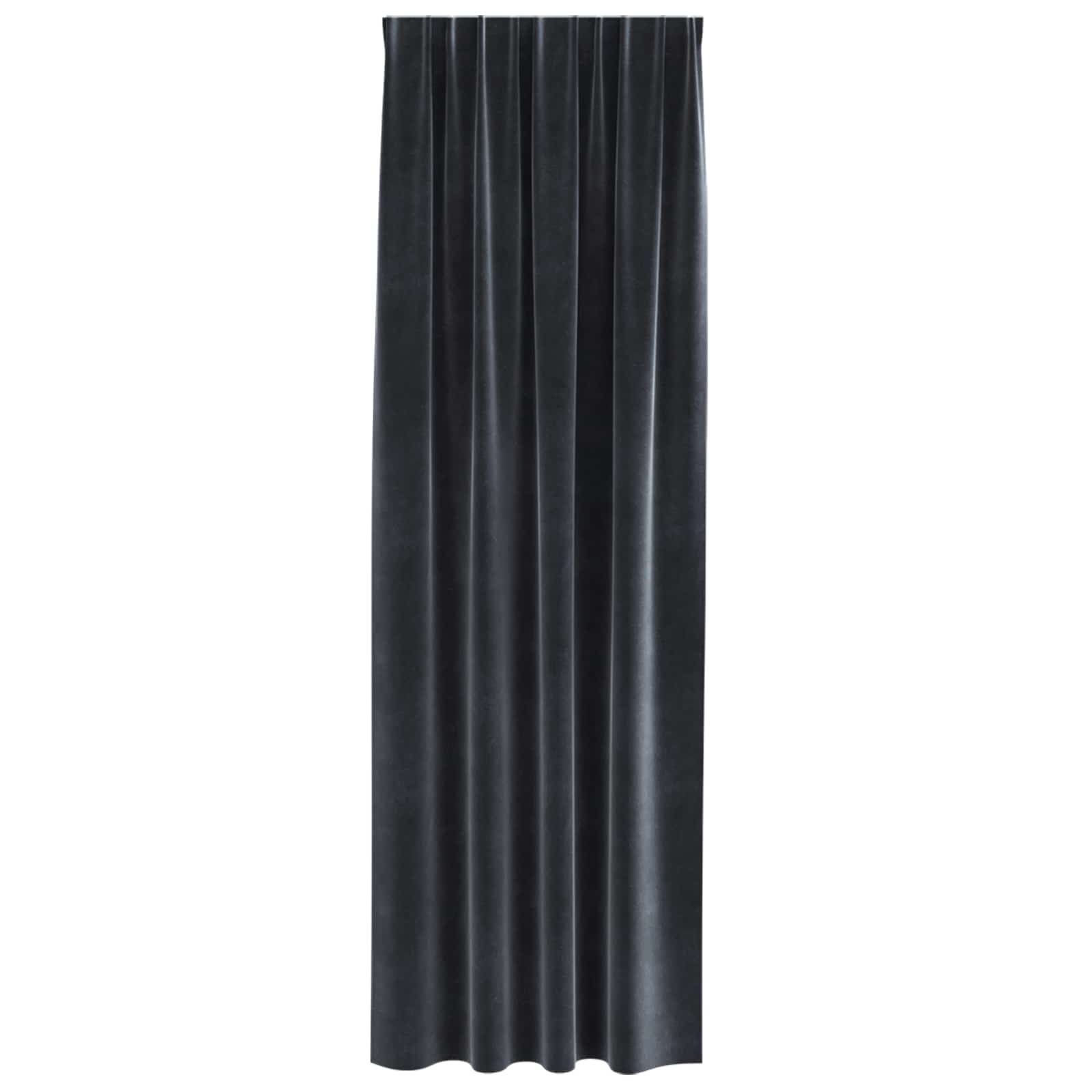 Zavjese za zamračivanje 2 pcs Tamno siva 140 x 260 cm Baršun