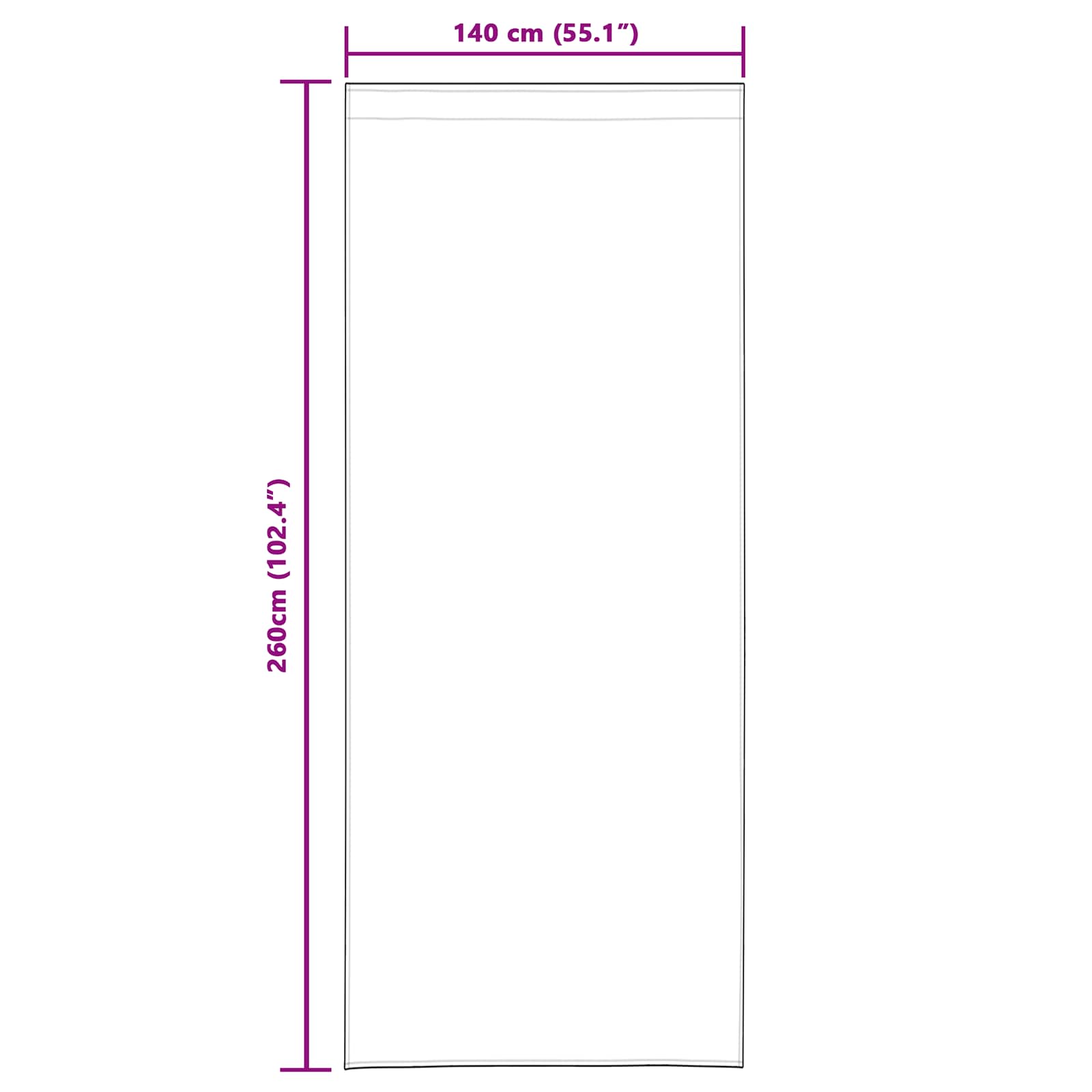 Zavjese za zamračivanje 2 pcs Tamno ružičasta 140 x 260 cm