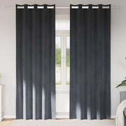 Zavjese za zamračivanje 2 pcs Svijetlo siva 140 x 225 cm Baršun