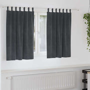 Zavjese za zamračivanje 2 pcs Svijetlo siva 140 x 140 cm Baršun