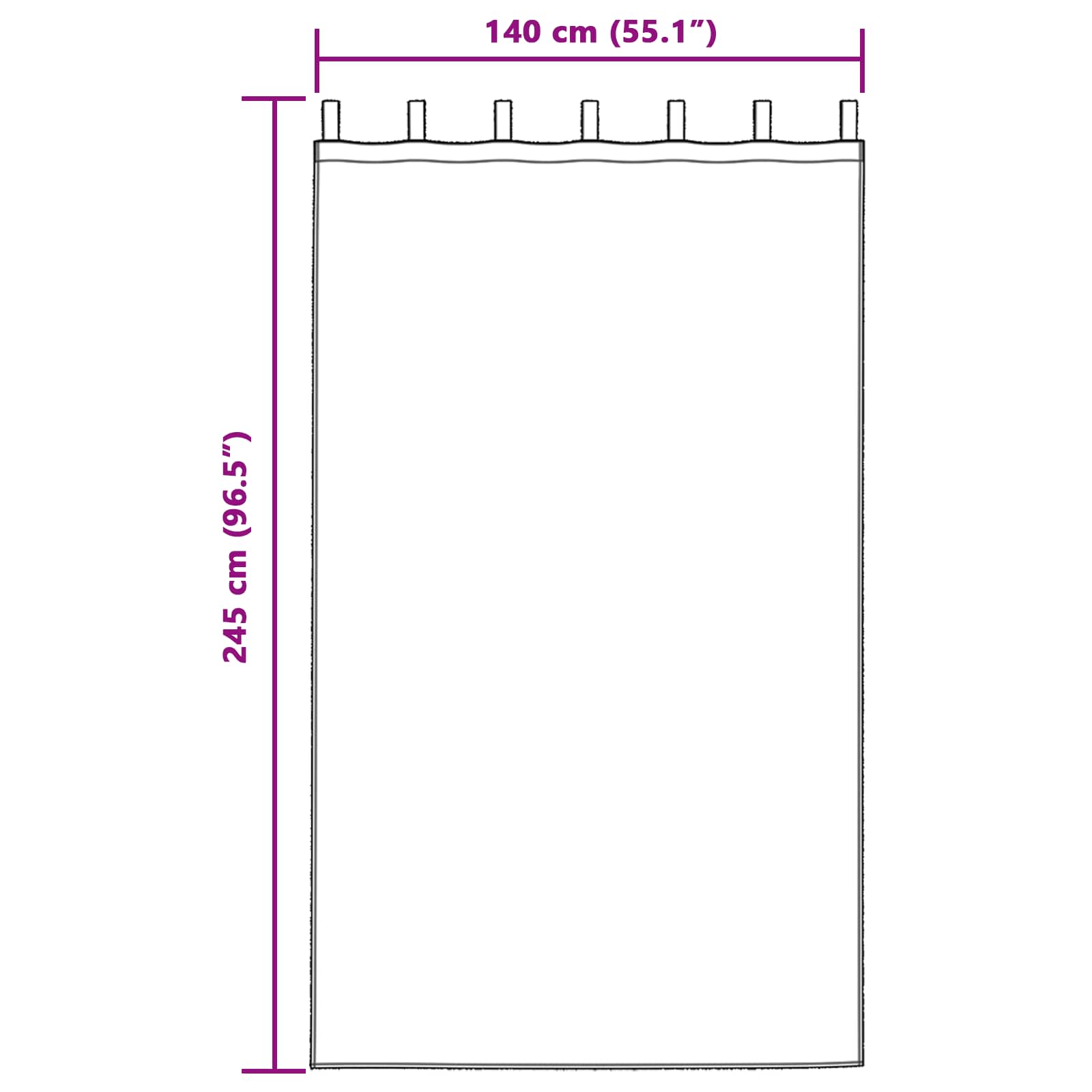 Zavjese za zamračivanje 2 pcs Svijetlo siva 140 x 245 cm Baršun