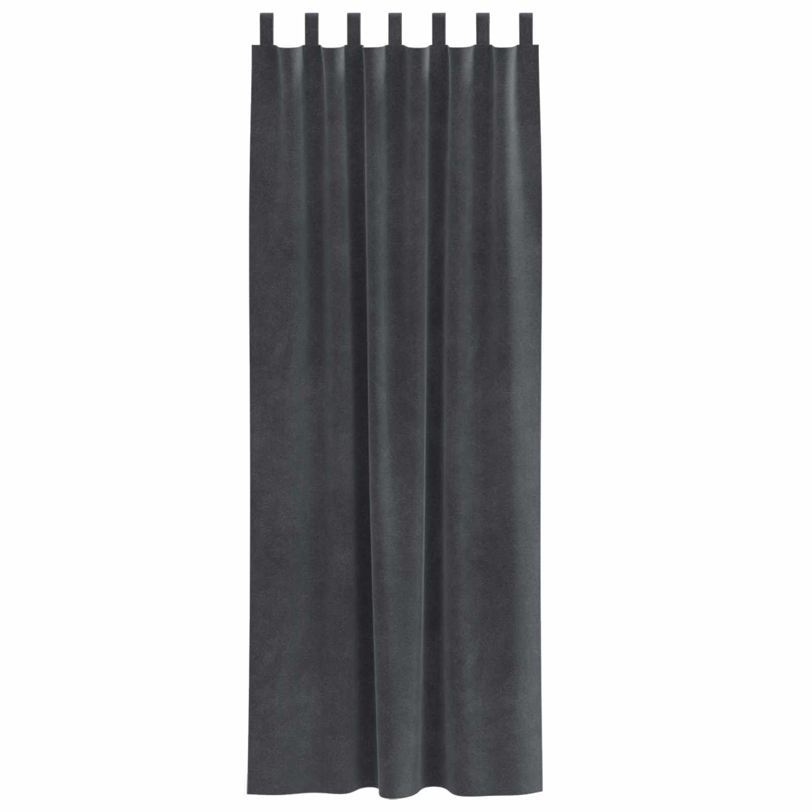 Zavjese za zamračivanje 2 pcs Svijetlo siva 140 x 260 cm Baršun