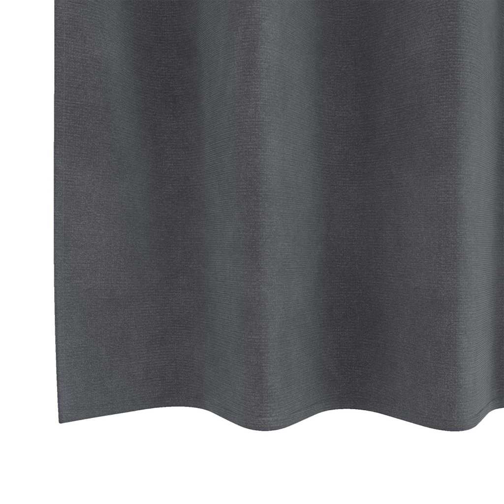 Zavjese za zamračivanje 2 kom. Svjetlosiva 140 x 140 cm Baršun