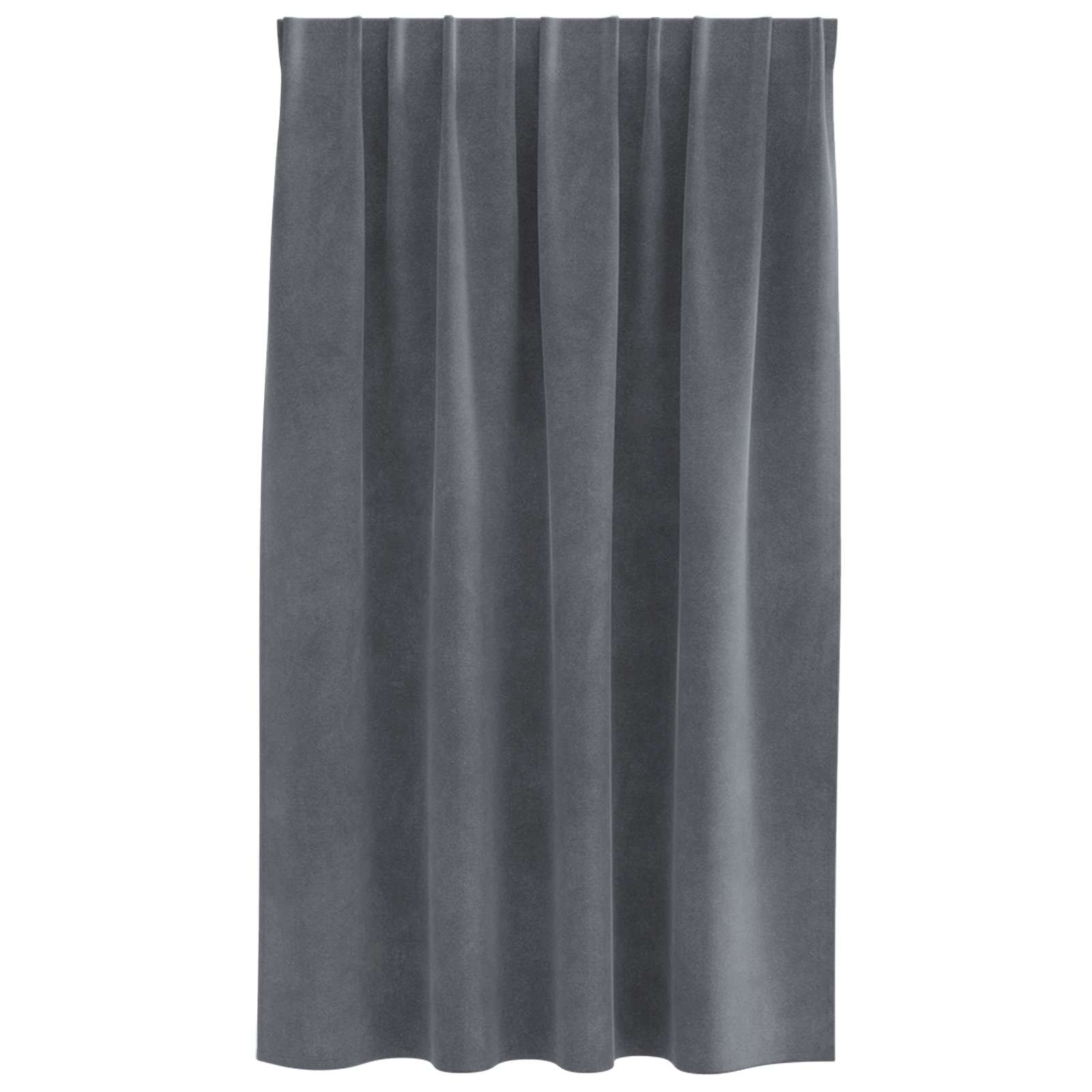 Zavjese za zamračivanje 2 kom. Svjetlosiva 140 x 140 cm Baršun