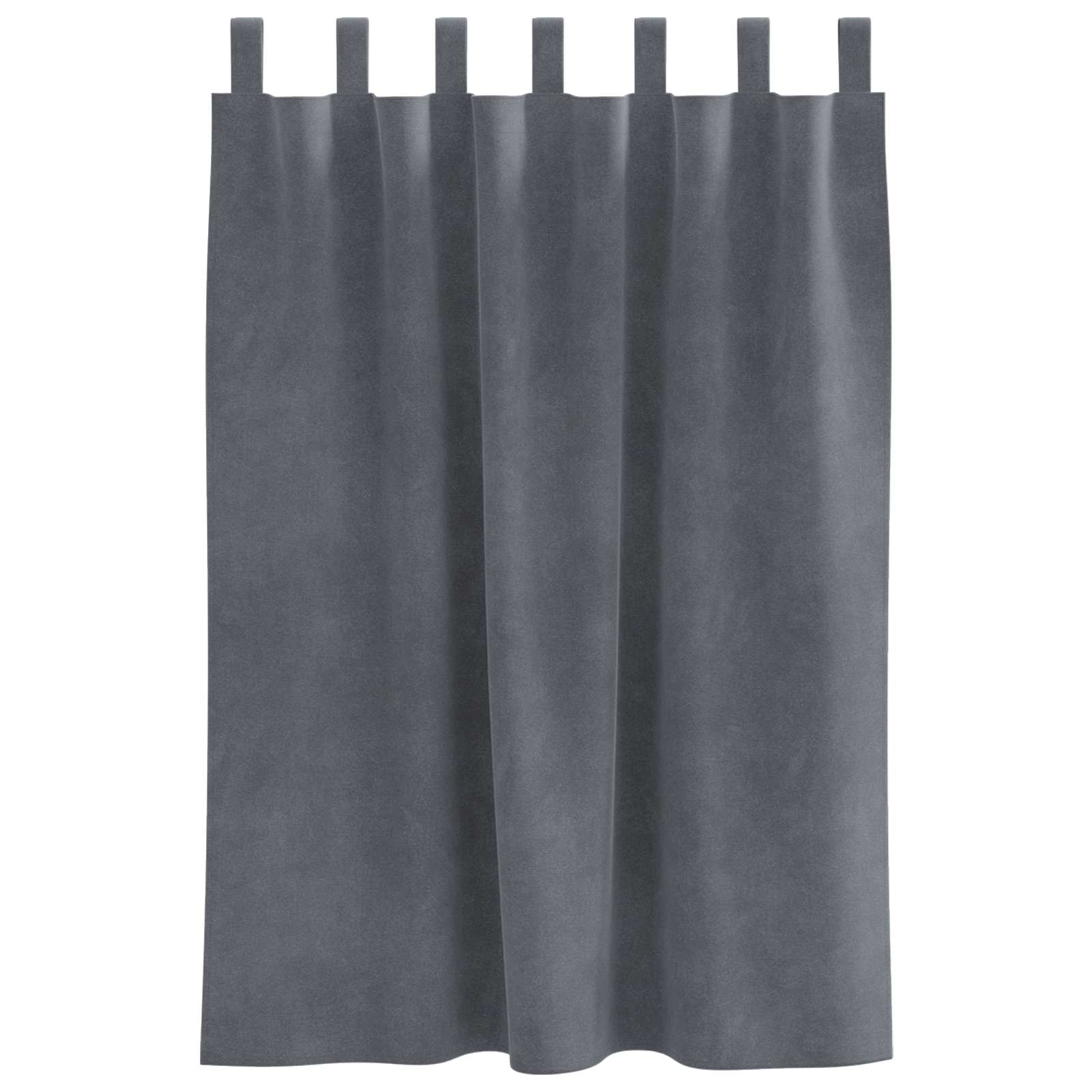 Zavjese za zamračivanje 2 pcs Svijetlo siva 140 x 140 cm Baršun