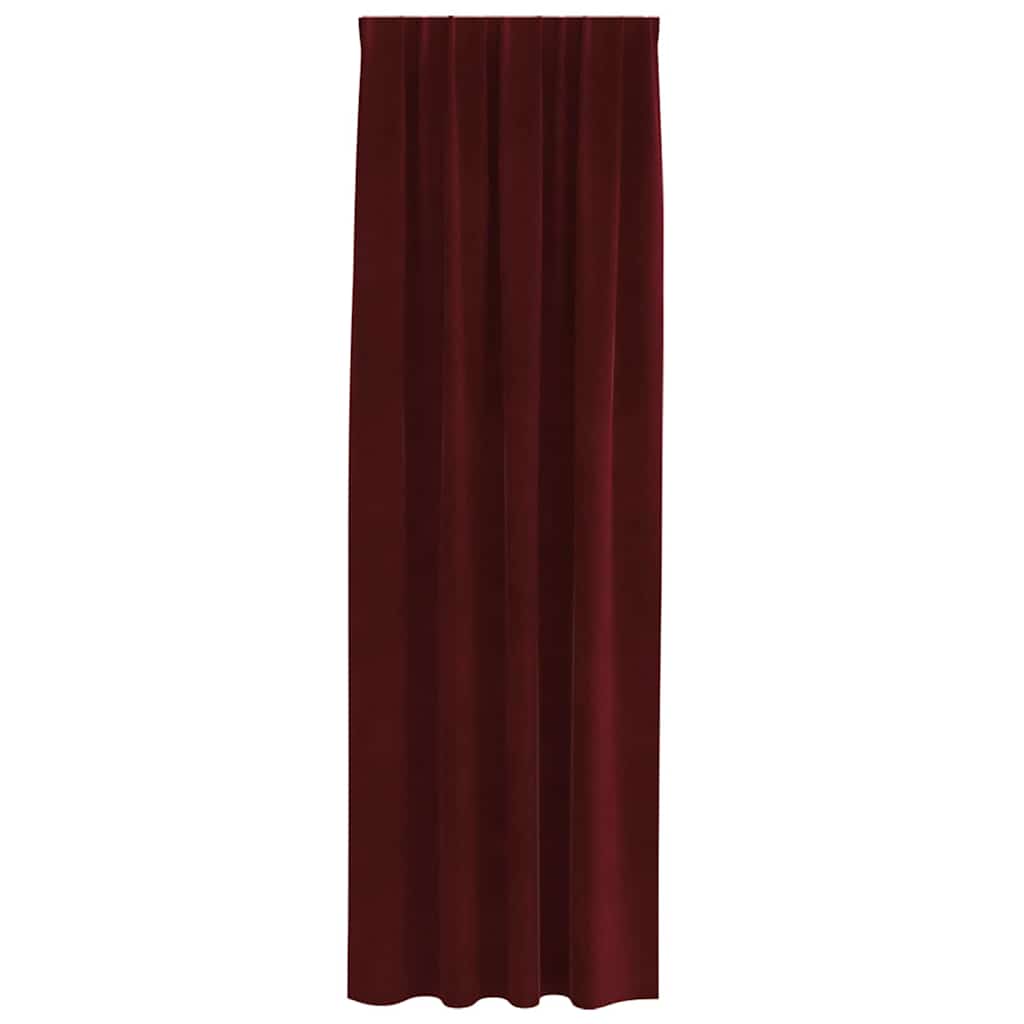 Zavjese za zamračivanje 2 pcs Vinska crvena 140 x 260 cm Baršun