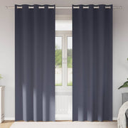 Zavjese za blackout s prstenovima 2 pcs Antracit 260 x 140 cm