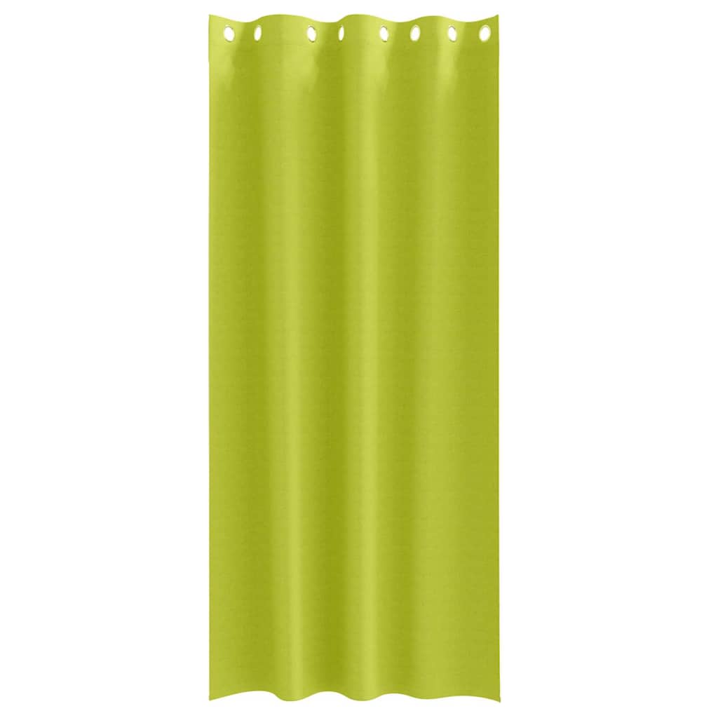 Zavjese za blackout s prstenovima 2 pcs Zelena 245 x 140 cm