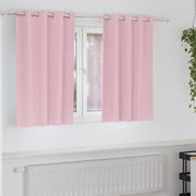 Zavjese za blackout s prstenovima 2 pcs Bebina roza