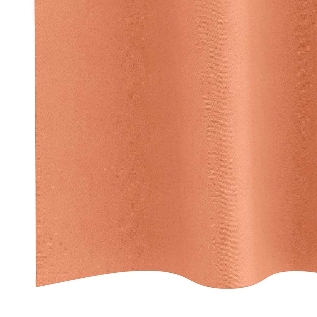 Zavjese za blackout s prstenovima 2 pcs Terakota 175 x 140 cm