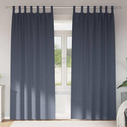 Zavjese za blackout s prstenovima 2 kom. Antracit 225 x 140 cm