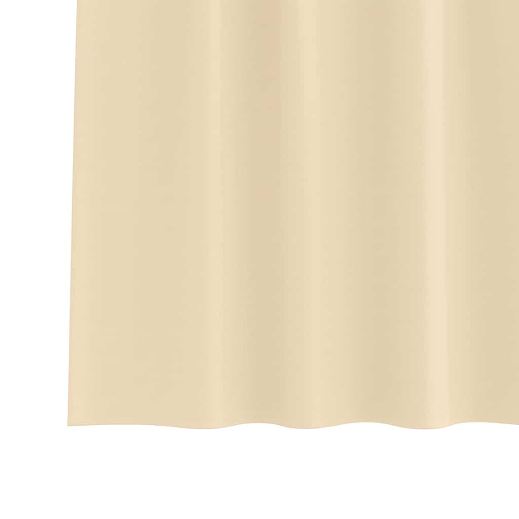Zavjese za blackout s prstenovima 2 kom. Krem 175 x 140 cm