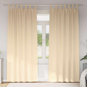 Zavjese za blackout s prstenovima 2 kom. Krem 245 x 140 cm