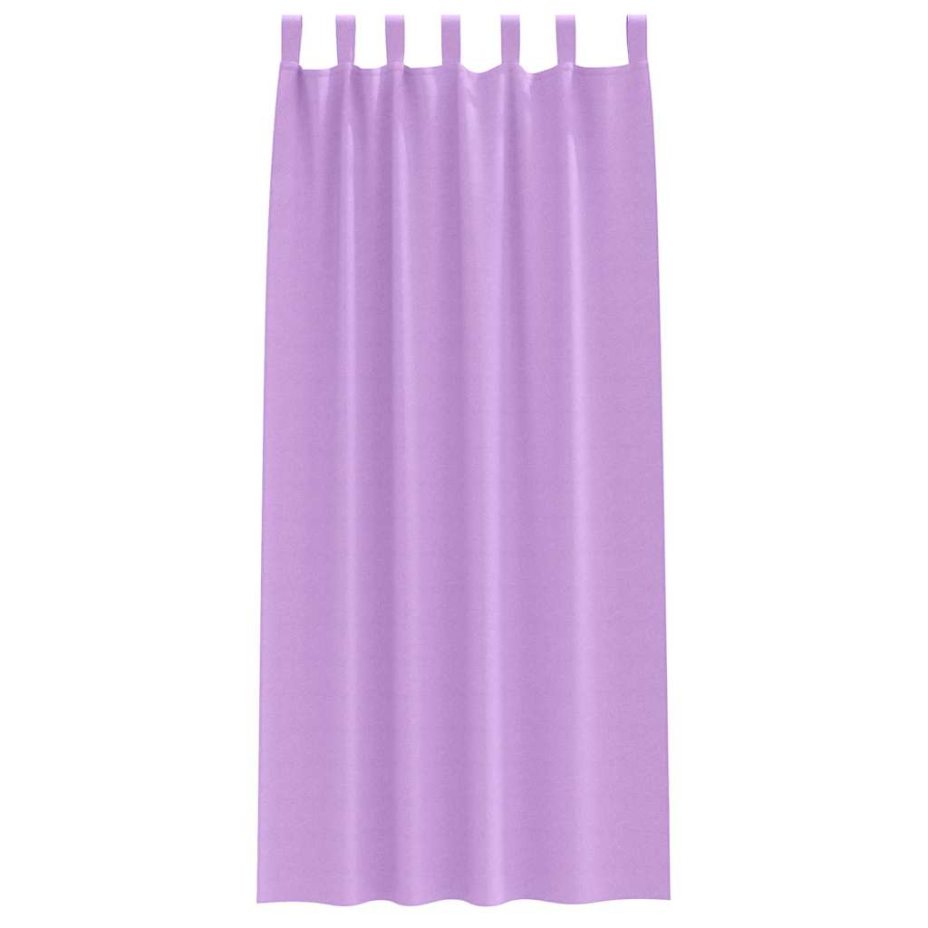 Zavjese za blackout s prstenovima 2 pcs Ljubičasta 245 x 140 cm