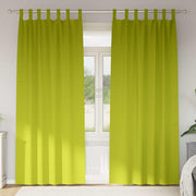 Zavjese za blackout s prstenovima 2 kom. Zelena 245 x 140 cm