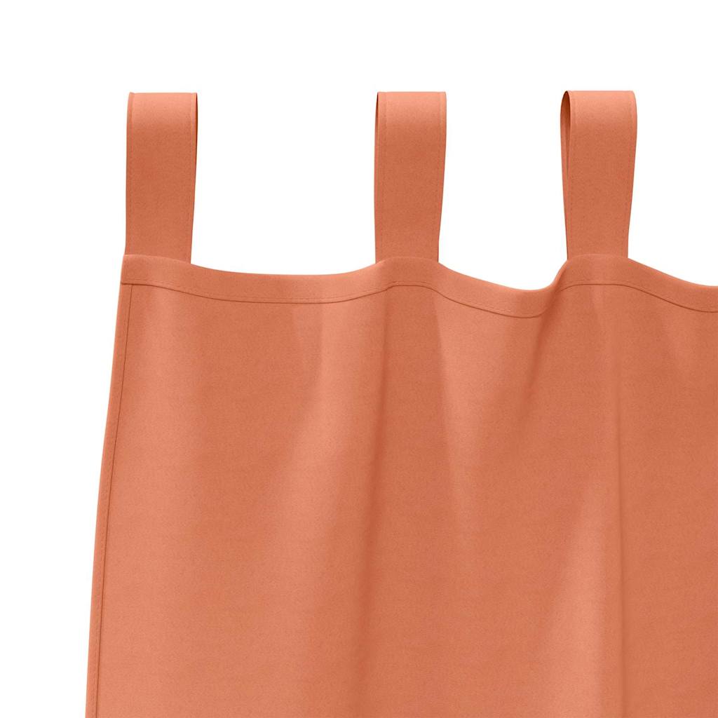 Zavjese za blackout s prstenovima 2 pcs Terakota 175 x 140 cm