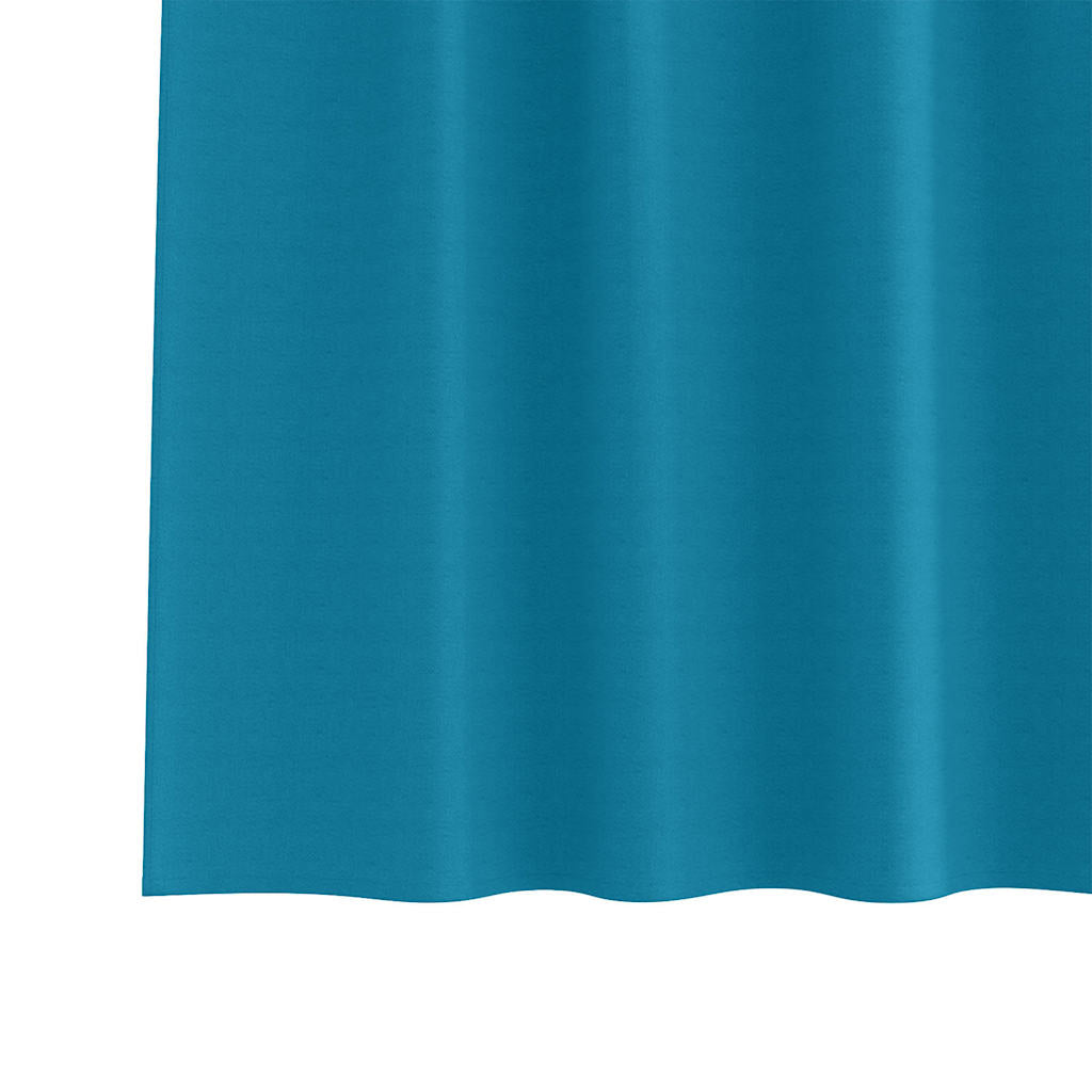 Zavjese za blackout s prstenovima 2 pcs Tirkizna 225 x 140 cm