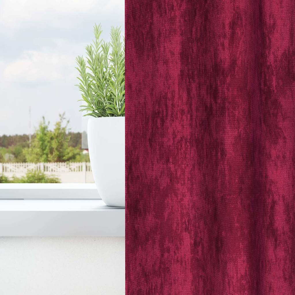 Baršunaste zavjese 2 pcs Vinska crvena 260 x 140 cm Baršun