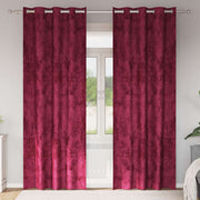 Baršunaste zavjese 2 pcs Vinska crvena 260 x 140 cm Baršun