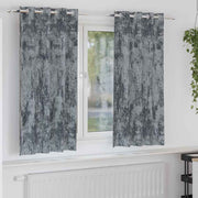 Baršunaste zavjese 2 pcs Srebrno Siva 175 x 140 cm Baršun