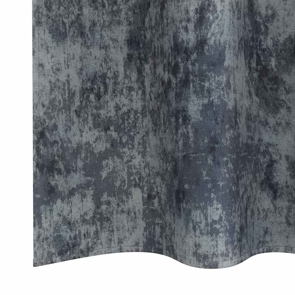 Baršunaste zavjese 2 pcs Srebrno Siva 245 x 140 cm Baršun