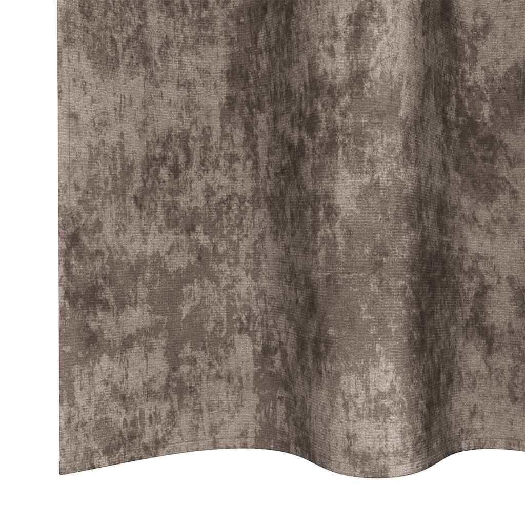 Baršunaste zavjese 2 pcs Boja cappuccina 245 x 140 cm Baršun