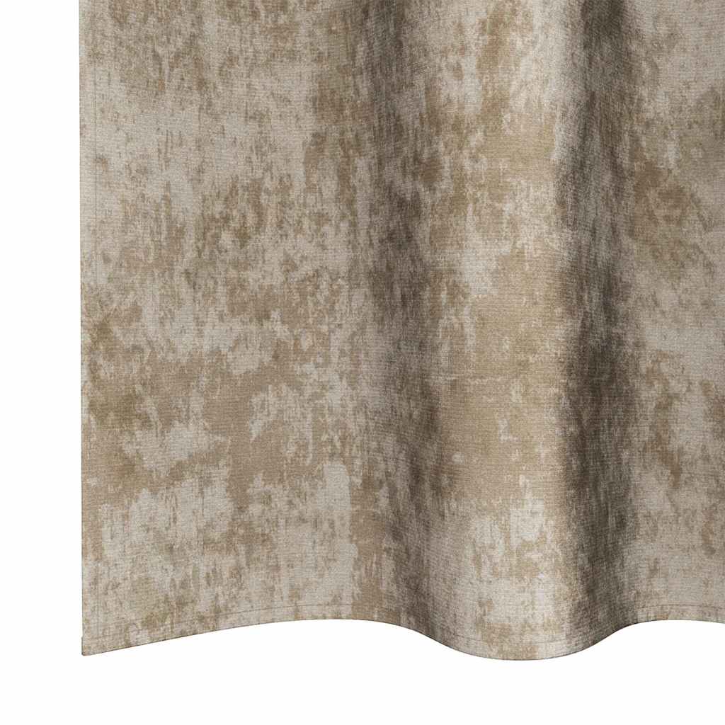 Baršunaste zavjese 2 pcs Šampanjca 225 x 140 cm Baršun