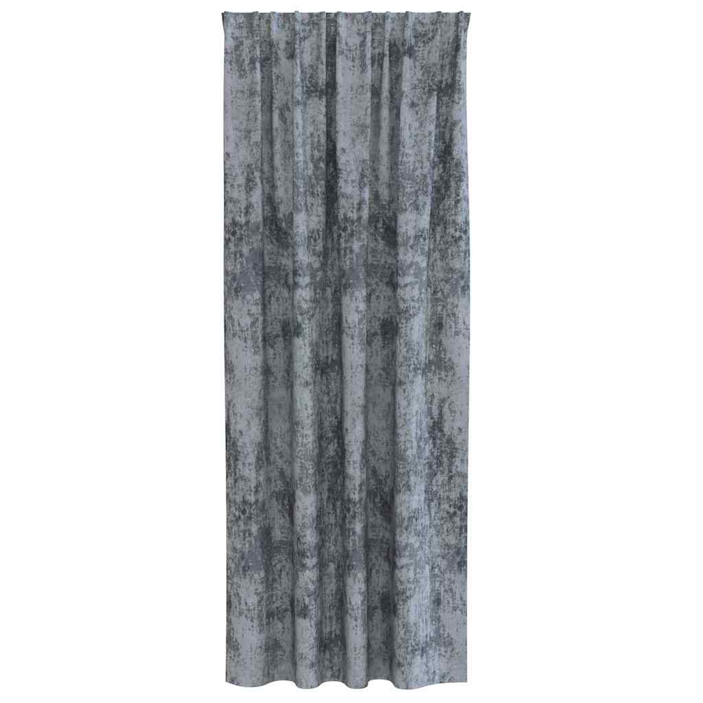 Baršunaste zavjese 2 pcs Srebrno Siva 245 x 140 cm Baršun